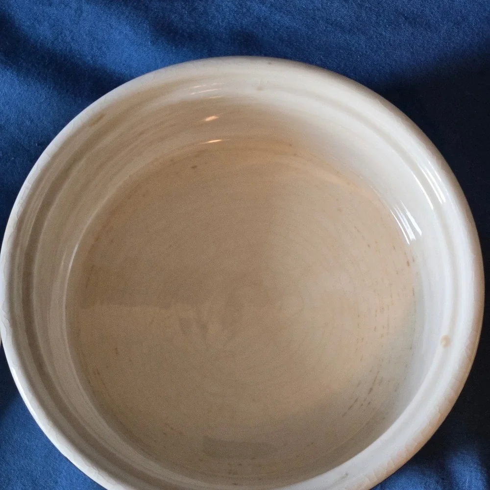 Vintage Harker Hotoven Cookingware Floral Tulip Casserole Dish with Lid 6.5in